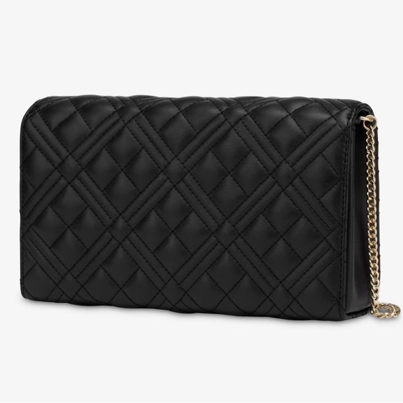 Love Moschino Black Quilted Crossbody Bag – NWT - Picture 10 of 12